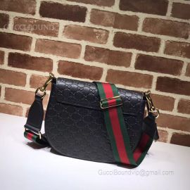 Gucci Padlock Medium GG Shoulder Black Bag 453189