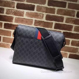 Gucci GG Supreme Messenger Bag Gray 475432