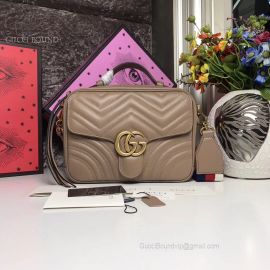 Gucci GG Marmont Small Shoulder Bag Nude 498100