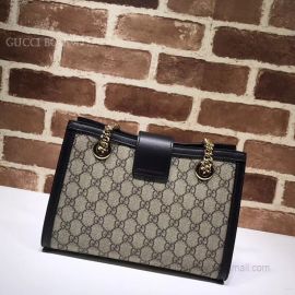 Gucci Padlock Small GG Shoulder Bag Black 498156