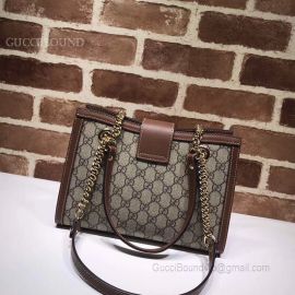 Gucci Padlock Small GG Shoulder Bag Brown 498156