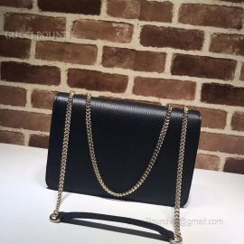 Gucci Marmont New Largeleather Shoulder Bag Black 510303
