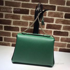 Gucci 2Way Chain Plain Leather Shoulder Green Bags 510306