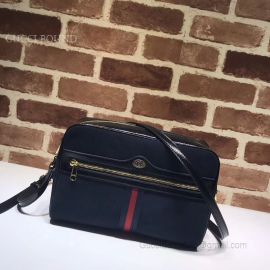 Gucci Ophidia GG Supreme Small Shoulder Bag Blue 517080