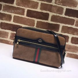 Gucci Ophidia GG Supreme Small Shoulder Coffee Bag 517080