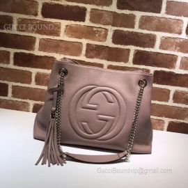 Gucci Soho Leather Shoulder Bag Lavender 308982
