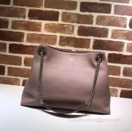 Gucci Soho Leather Shoulder Bag Lavender 308982