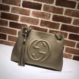 Gucci Soho Leather Shoulder Bag Bronze 308982
