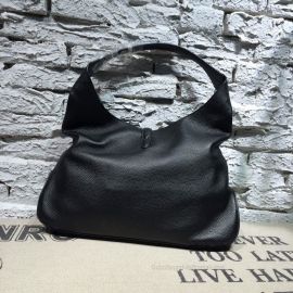 Gucci Jackie Soft Leather Hobo Bag Black 362968