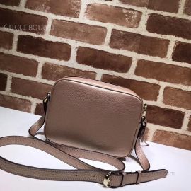 Gucci Soho Small Coffee Leather Disco Bag 308364
