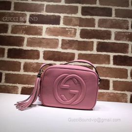 Gucci Soho Small Leather Disco Pink Bag 308364