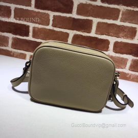 Gucci Soho Small Leather Disco Bag Khaki 308364