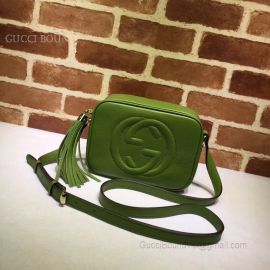Gucci Soho Small Light Green Leather Disco Bag 308364