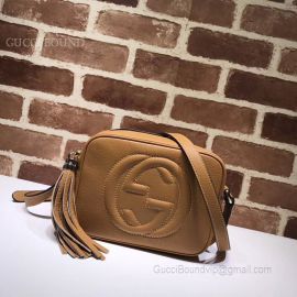 Gucci Soho Small Leather Light Brown Bag 308364