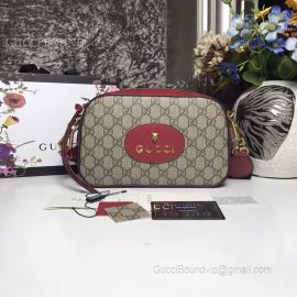 Gucci GG Supreme Messenger Bag Red 476466