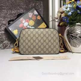 Gucci GG Supreme Messenger Bag Gray 476466