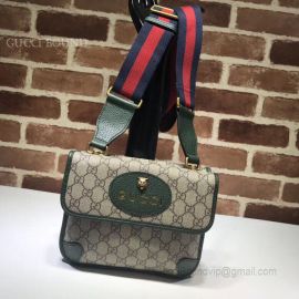 Gucci GG Supreme Small Messenger Bag Green 501050
