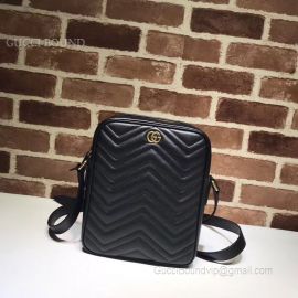 Gucci GG Marmont Messenger Bag Black 523365