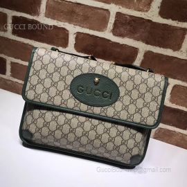 Gucci GG Supreme Messenger Bag Green 495654
