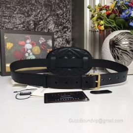 Gucci GG Marmont Matelasse Leather Belt Black Bag 476434