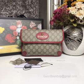 Gucci GG Supreme Belt Bag Red 493930