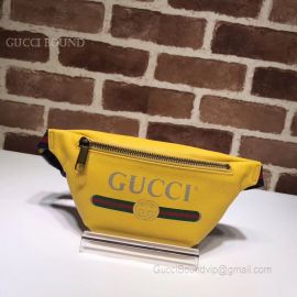 Gucci Print Small Belt Bag Yellow 527792