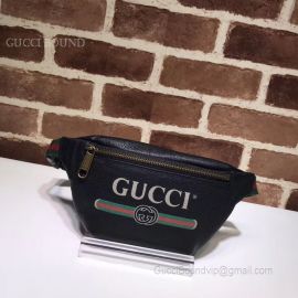 Gucci Print Small Belt Bag Black 527792