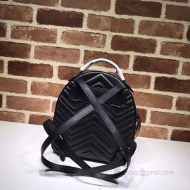 Gucci GG Marmont Quilted Leather Backpack Black 476671