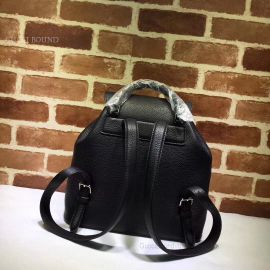 Gucci Bamboo Leather Backpack Black 370833