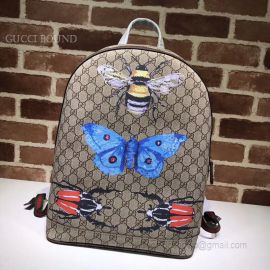 Gucci Butterfly Print GG Supreme Backpack 419584