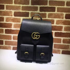 Gucci GG Marmont Leather Backpack Black 429007 