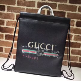 Gucci Coco Capitan Logo Backpack Black 494053