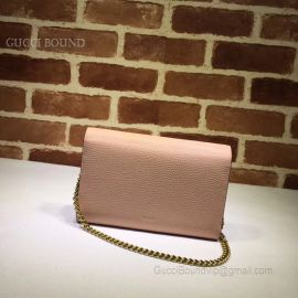 Gucci Dionysus Leather Mini Chain Bag Nude 401231