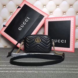 Gucci GG Marmont Mini Black Bag 448065