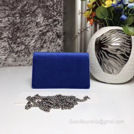 Gucci Dionysus Velvet Super Mini Bag Blue 476432
