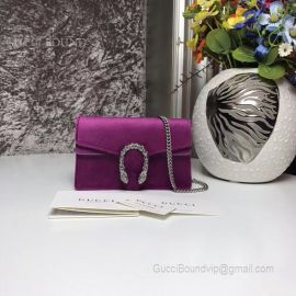 Gucci Dionysus Velvet Super Mini Bag Violet 476432