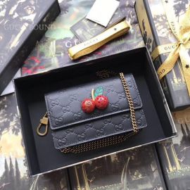 Gucci Signature Mini Bag With Cherries Black 481291