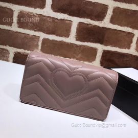 Gucci GG Marmont Matelasse Leather Mini Bag Pink 488426