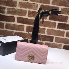 Gucci GG Marmont Matelasse Leather Mini Bag Light Pink 488426