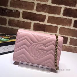 Gucci GG Marmont Matelasse Mini Bag Pink 474575