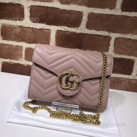 Gucci GG Marmont Matelasse Mini Bag Nude 474575