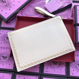 Guccy Leather Pouch White 510489