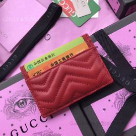 Gucci GG Marmont Card Case Red 443127