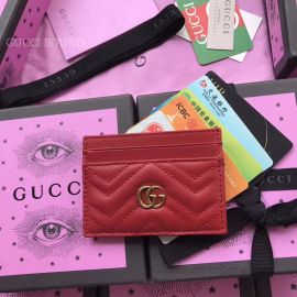 Gucci GG Marmont Card Case Red 443127