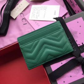 Gucci GG Marmont Card Case Green 443127