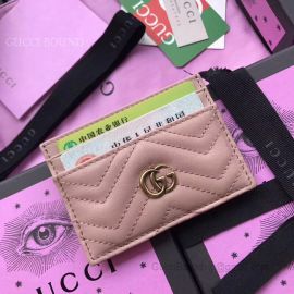 Gucci GG Marmont Card Case Nude 443127