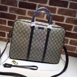 Gucci Men Sima Leather Business Beige Bag 201480