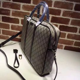 Gucci Men Sima Leather Business Beige Bag 201480