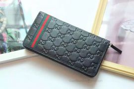 Gucci Sima Leather Black Wallet 308009