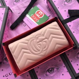 Gucci Animal Continental Wallet Pink 443436